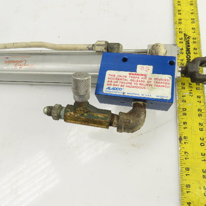 Milwaukee Model A-72 Hydraulic Cylinder 2" Bore 26" Stroke 5/8" Rod 250 PSI