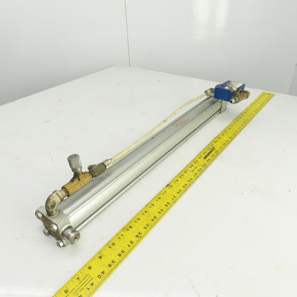 Milwaukee Model A-72 Hydraulic Cylinder 2" Bore 26" Stroke 5/8" Rod 250 PSI