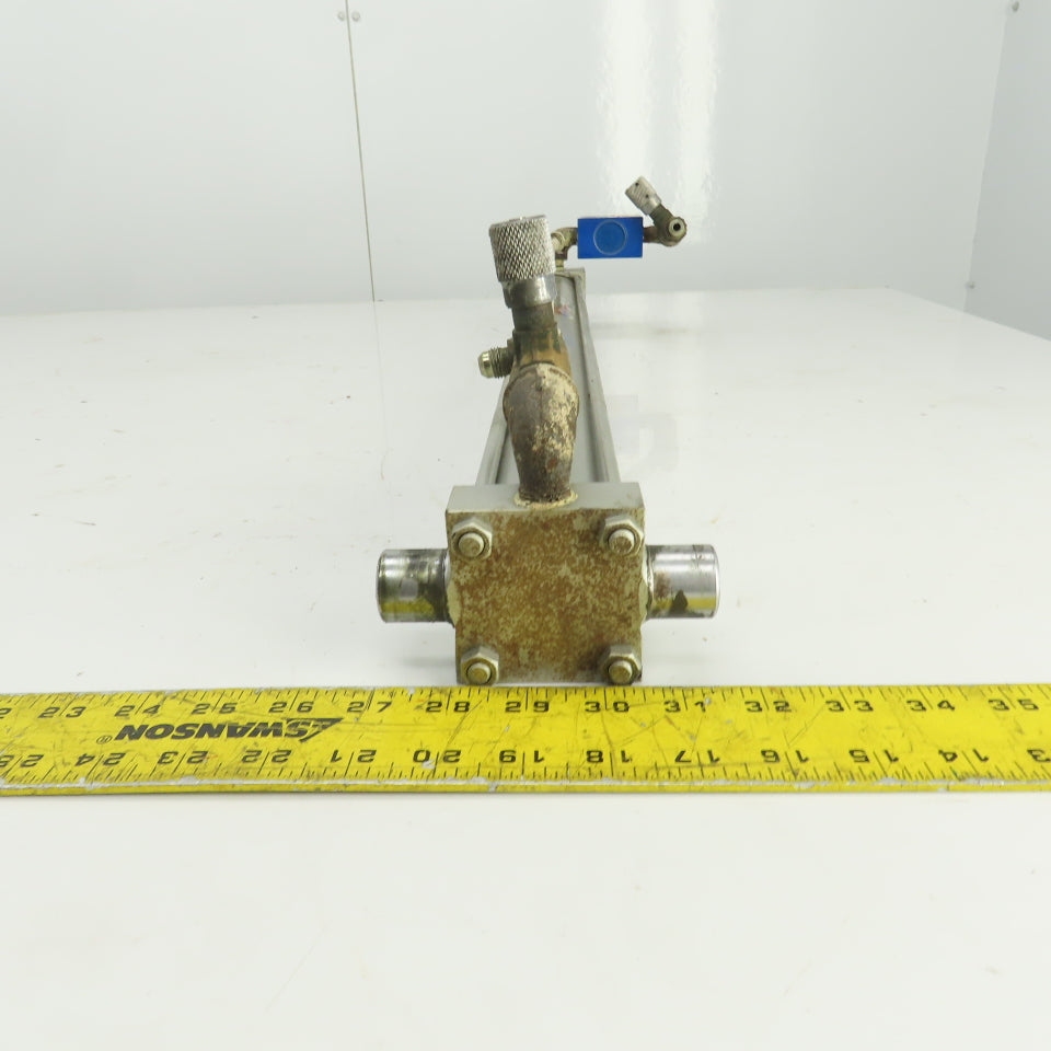 Milwaukee Model A-72 Hydraulic Cylinder 2" Bore 26" Stroke 5/8" Rod 250 PSI