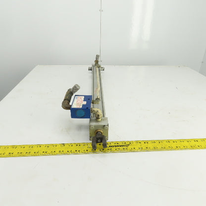 Milwaukee Model A-72 Hydraulic Cylinder 2" Bore 26" Stroke 5/8" Rod 250 PSI