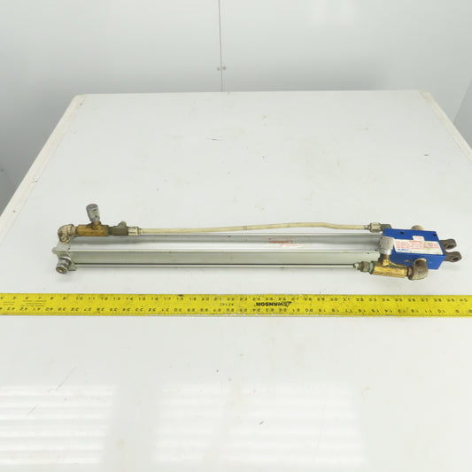 Milwaukee Model A-72 Hydraulic Cylinder 2" Bore 26" Stroke 5/8" Rod 250 PSI