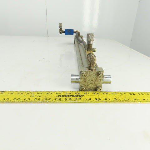 Milwaukee Model A-72 Hydraulic Cylinder 2" Bore 26" Stroke 5/8" Rod 250 PSI