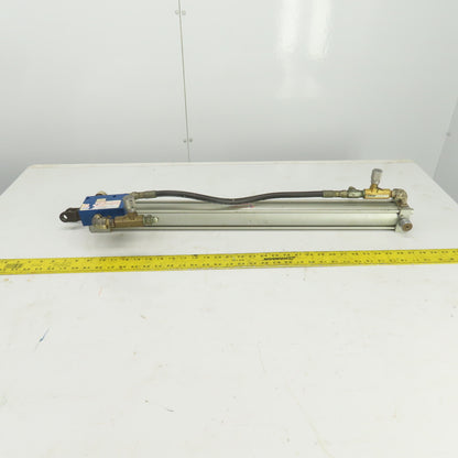Milwaukee Model A-72 Hydraulic Cylinder 2" Bore 26" Stroke 5/8" Rod 250 PSI