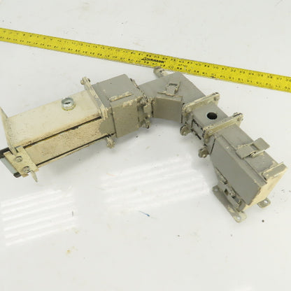 Hoffman 90° Electrical Trough Wireway Flanges 5-3/8" x 5-3/8"