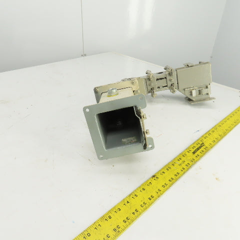 Hoffman 90° Electrical Trough Wireway Flanges 5-3/8" x 5-3/8"