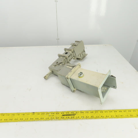 Hoffman 90° Electrical Trough Wireway Flanges 5-3/8" x 5-3/8"