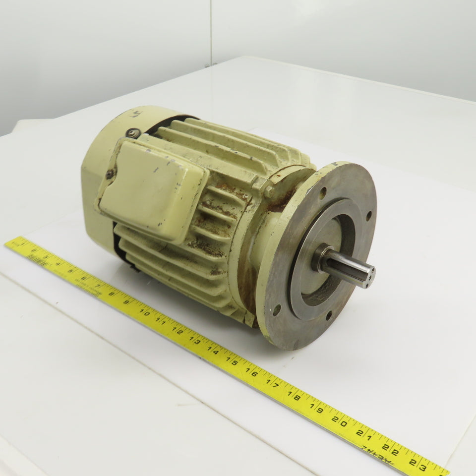 Fuji MPF2097G 1.5KW Induction Motor 1500/6000RPM 208V 7.8A 3PH 90L Frame