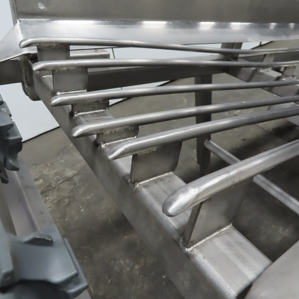 IMI 20" x 130" Stainless Steel Granular Discharge Conveyor 10FPM 3Ph