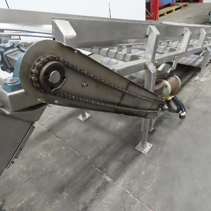 IMI 20" x 130" Stainless Steel Granular Discharge Conveyor 10FPM 3Ph