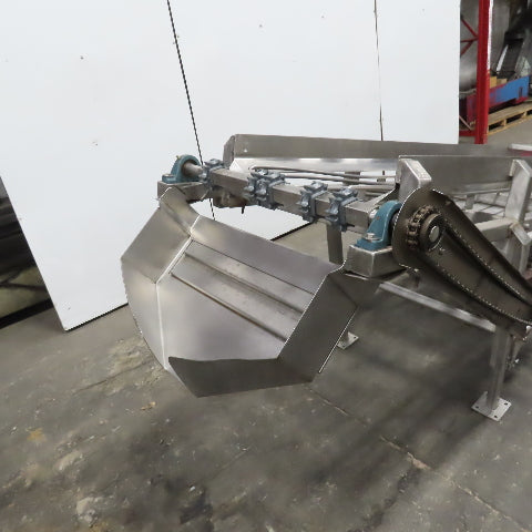 IMI 20" x 130" Stainless Steel Granular Discharge Conveyor 10FPM 3Ph