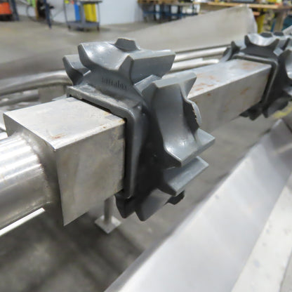 IMI 20" x 130" Stainless Steel Granular Discharge Conveyor 10FPM 3Ph