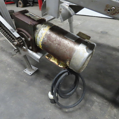 IMI 20" x 130" Stainless Steel Granular Discharge Conveyor 10FPM 3Ph