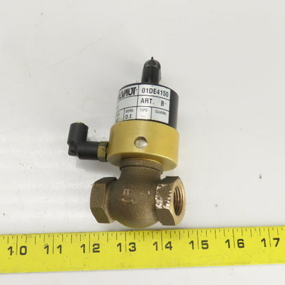 Valaut 01DE4150 ART.B Pneumatic Controlled Brass Valve 1/2"NPT