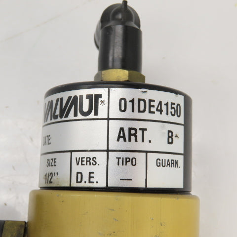 Valaut 01DE4150 ART.B Pneumatic Controlled Brass Valve 1/2"NPT