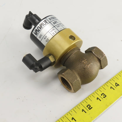 Valaut 01DE4150 ART.B Pneumatic Controlled Brass Valve 1/2"NPT