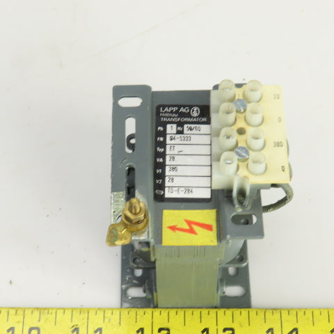 Lapp 84-5333 ET Hittnau Transformer TD-E-284 Pri 380V Sec 28V