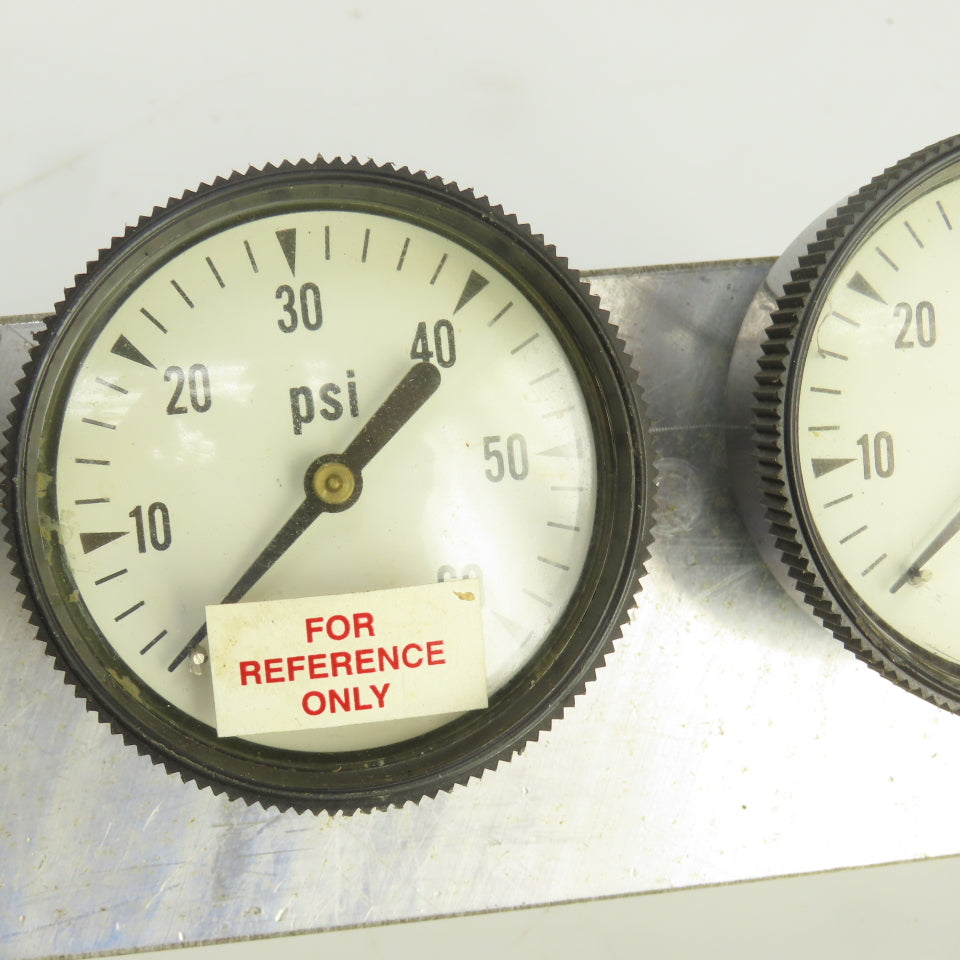 Ashcroft 0-30 PSI Block Mounted  4 Gauge Pressure Monitor Assy.