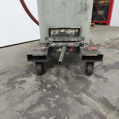 Cecor TX-55PL Mobile 55 Gallon Drum Coolant Transfer Storage W/ Shut Off Float