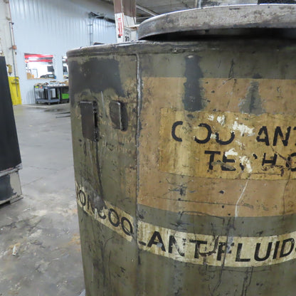 Clawson Tank Co. 330 Gallon Pneumatic Vacuum Coolant Cleanup Storage Tank
