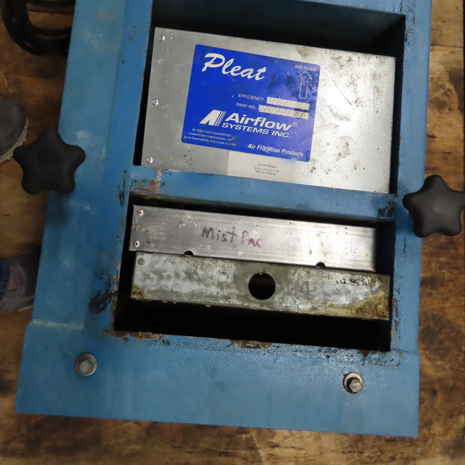 Airflow Systems MIST2-PG-0M Oil Mist Pac Filter Unit 3/4Hp 3Ph 208-220/480V