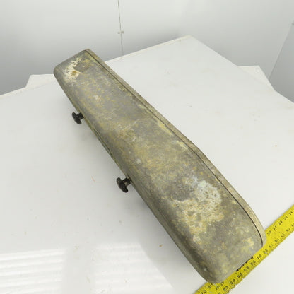 Curved Cone Pulley Belt Guard  24" Center To Center 7" Diam 35" OAL