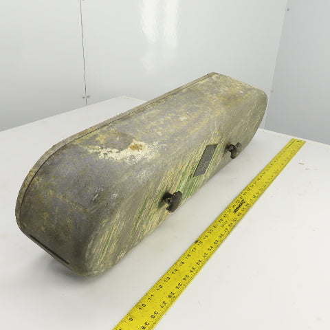 Curved Cone Pulley Belt Guard  24" Center To Center 7" Diam 35" OAL