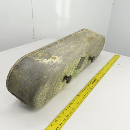 Curved Cone Pulley Belt Guard  24" Center To Center 7" Diam 35" OAL