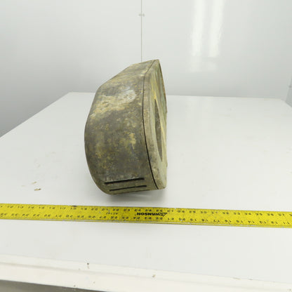 Curved Cone Pulley Belt Guard  24" Center To Center 7" Diam 35" OAL