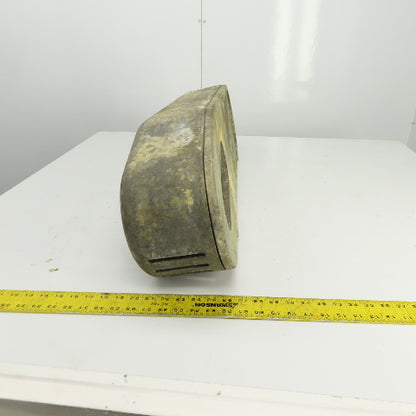 Curved Cone Pulley Belt Guard  24" Center To Center 7" Diam 35" OAL