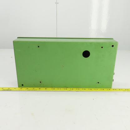15-3/4" L x 8" W x 3" D Machine Mounted Electrical Enclosure W/Backplate
