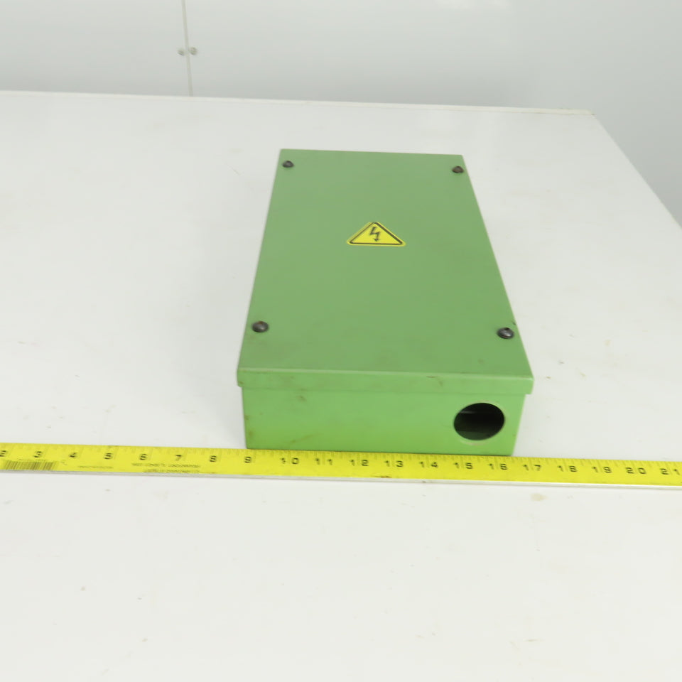 15-3/4" L x 8" W x 3" D Machine Mounted Electrical Enclosure W/Backplate