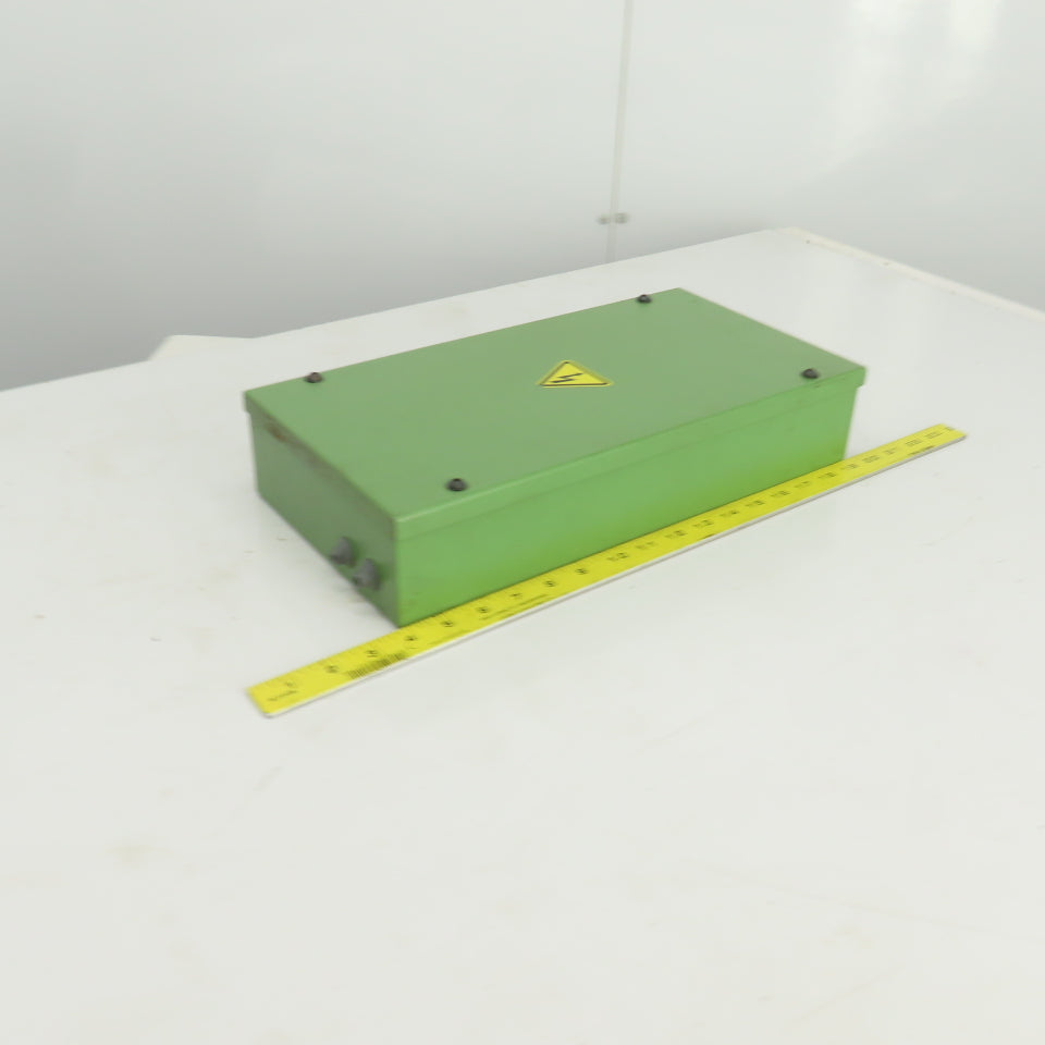 15-3/4" L x 8" W x 3" D Machine Mounted Electrical Enclosure W/Backplate