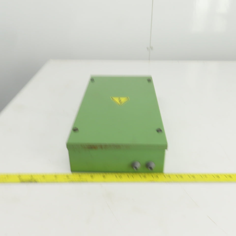 15-3/4" L x 8" W x 3" D Machine Mounted Electrical Enclosure W/Backplate