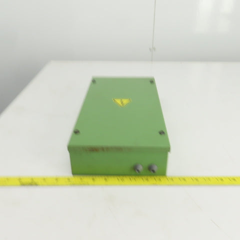15-3/4" L x 8" W x 3" D Machine Mounted Electrical Enclosure W/Backplate