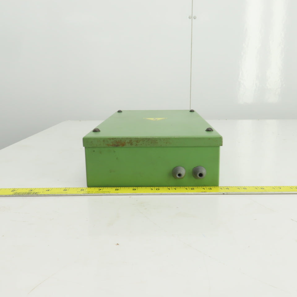 15-3/4" L x 8" W x 3" D Machine Mounted Electrical Enclosure W/Backplate