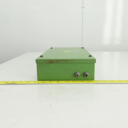 15-3/4" L x 8" W x 3" D Machine Mounted Electrical Enclosure W/Backplate
