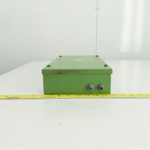 15-3/4" L x 8" W x 3" D Machine Mounted Electrical Enclosure W/Backplate