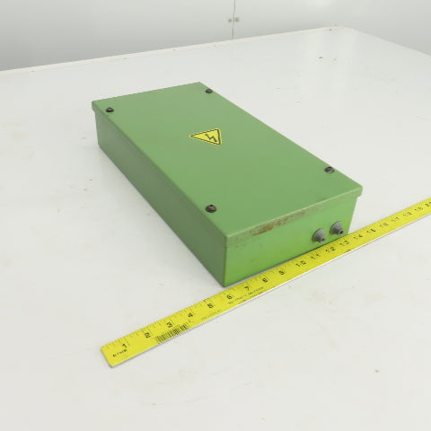 15-3/4" L x 8" W x 3" D Machine Mounted Electrical Enclosure W/Backplate