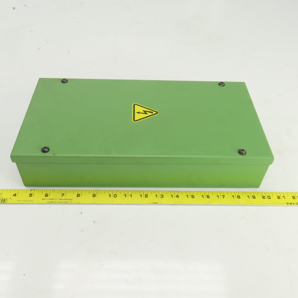 15-3/4" L x 8" W x 3" D Machine Mounted Electrical Enclosure W/Backplate