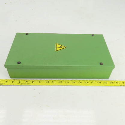 15-3/4" L x 8" W x 3" D Machine Mounted Electrical Enclosure W/Backplate