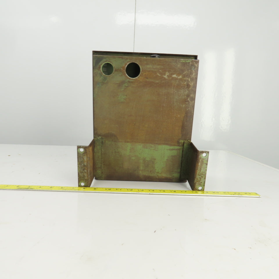 12-1/2" L x 9-3/4" W x 4" D Machine Mounted Electrical Enclosure W/Backplate