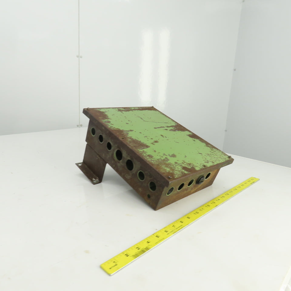 12-1/2" L x 9-3/4" W x 4" D Machine Mounted Electrical Enclosure W/Backplate