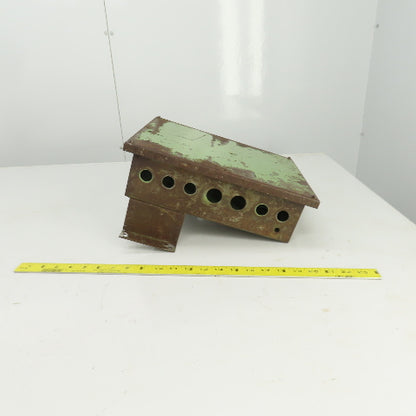12-1/2" L x 9-3/4" W x 4" D Machine Mounted Electrical Enclosure W/Backplate