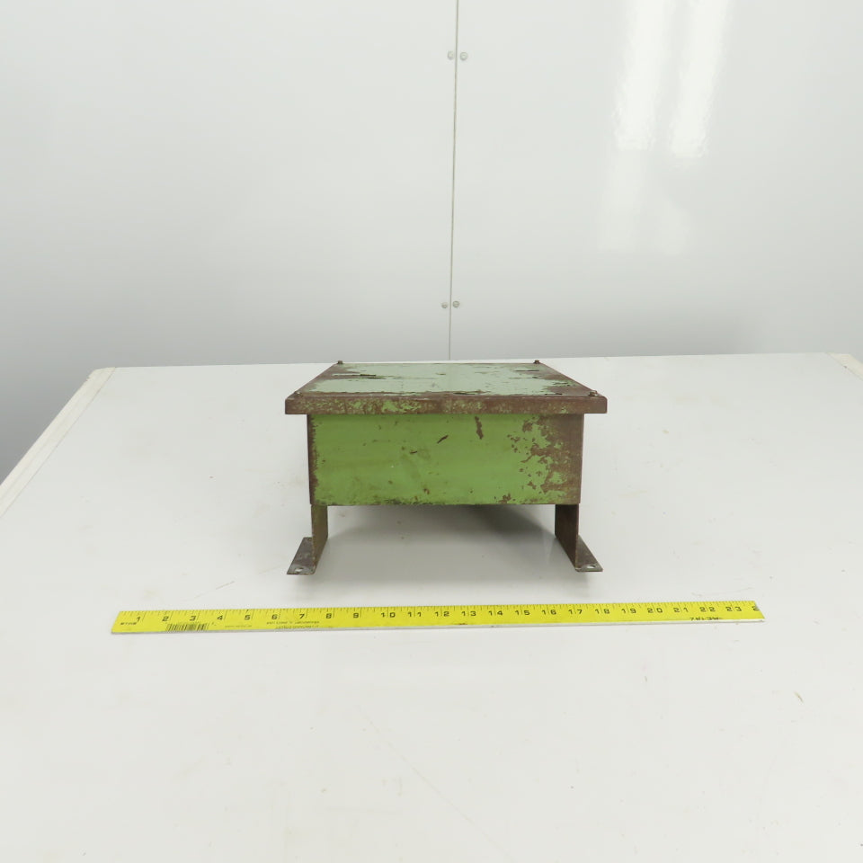 12-1/2" L x 9-3/4" W x 4" D Machine Mounted Electrical Enclosure W/Backplate