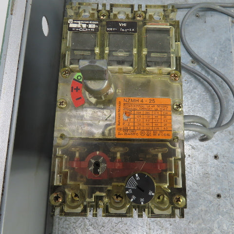 27--1/2" H x 19-3/4" W x 6" D Electrical Enclosure W/NZMH4-25 & Backplate