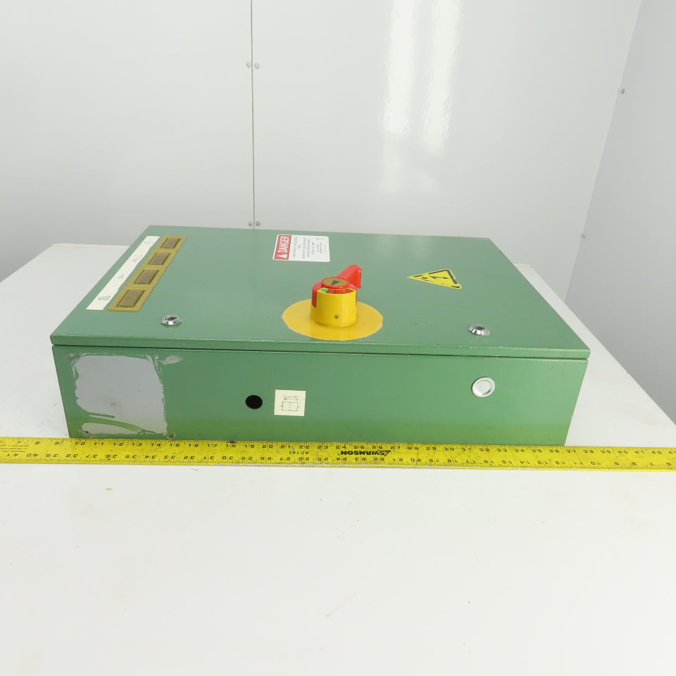 27--1/2" H x 19-3/4" W x 6" D Electrical Enclosure W/NZMH4-25 & Backplate