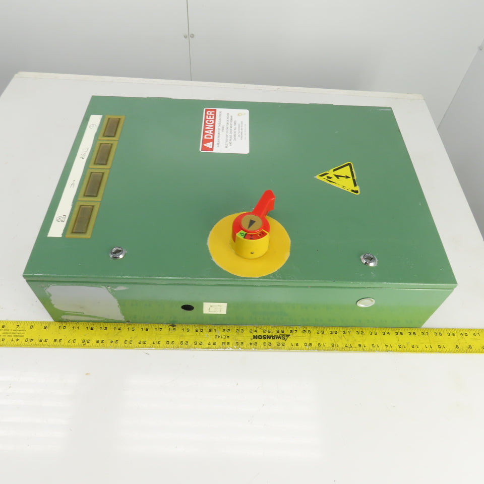 27--1/2" H x 19-3/4" W x 6" D Electrical Enclosure W/NZMH4-25 & Backplate