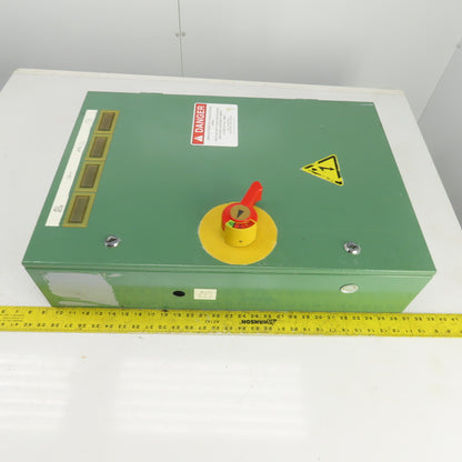 27--1/2" H x 19-3/4" W x 6" D Electrical Enclosure W/NZMH4-25 & Backplate
