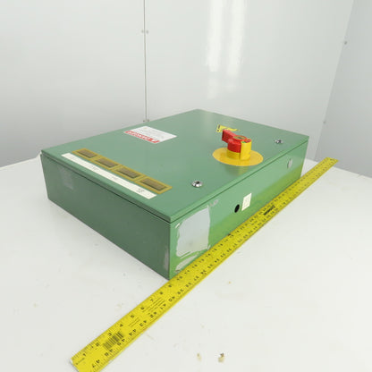 27--1/2" H x 19-3/4" W x 6" D Electrical Enclosure W/NZMH4-25 & Backplate