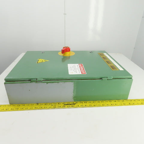 27--1/2" H x 19-3/4" W x 6" D Electrical Enclosure W/NZMH4-25 & Backplate